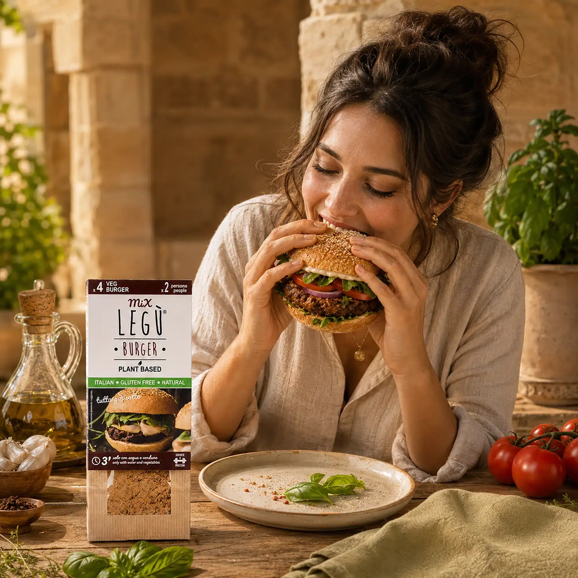 Legu Hamburguesa Vegana - Imagen 3
